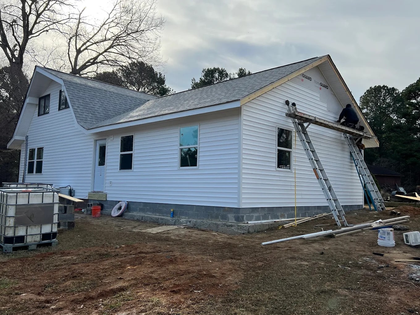 roof under construction